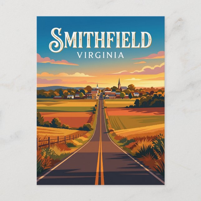 Smithfield USA Postkarte (Vorderseite)