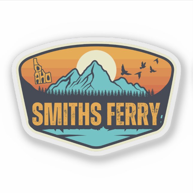 Smiths Ferry, Idaho Aufkleber (Vorderseite)