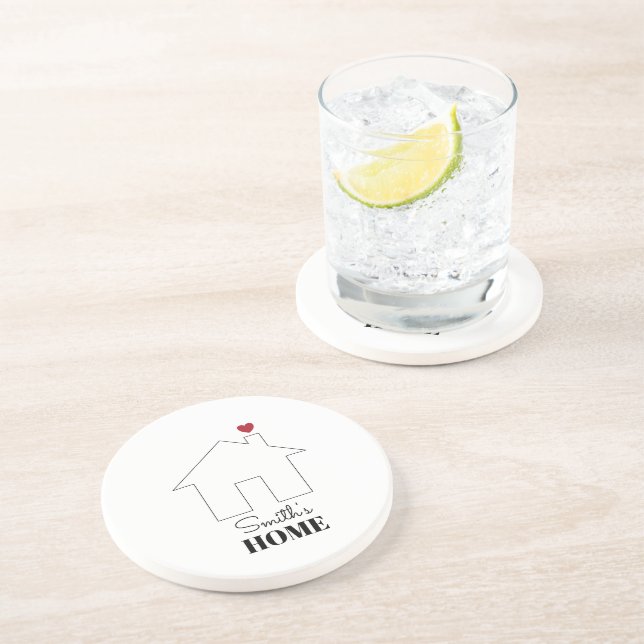 Smith's Home with Heart Getränkeuntersetzer (Seite)