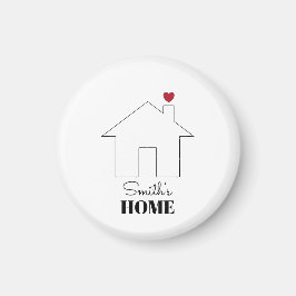 Smith's Home with Heart Magnet