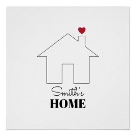 Smith's Home with Heart Poster