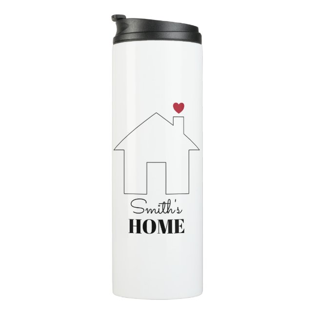 Smith's Home with Heart Thermosbecher (Nach rechts gedreht)