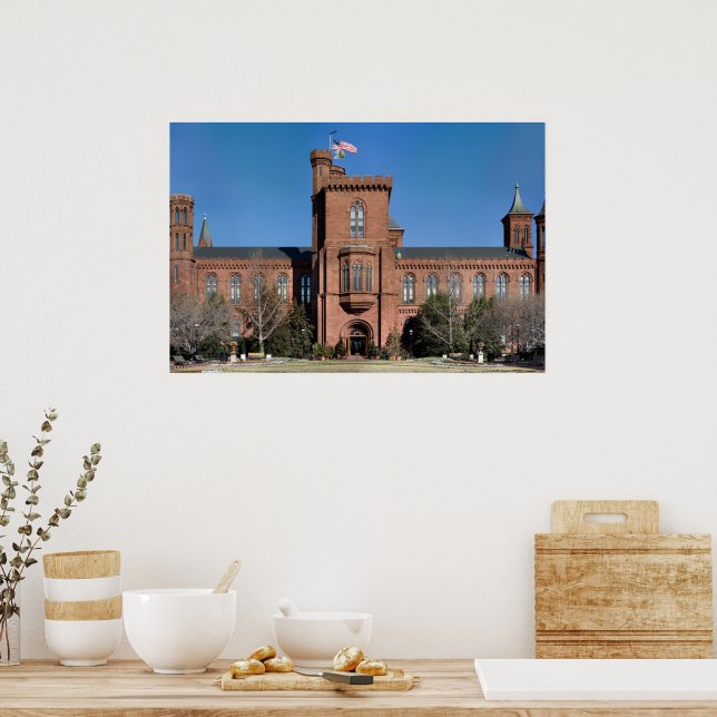 Smithsonian Castle in Washington, D.C. Poster (Küche)