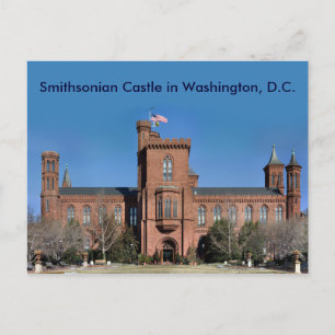 Smithsonian Castle in Washington, D.C. Postkarte