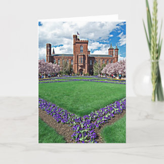 Smithsonian-Schloss und Haupt Garten-Karte Karte