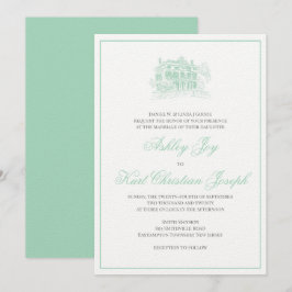 Smithville Mansion Wedding Einladung