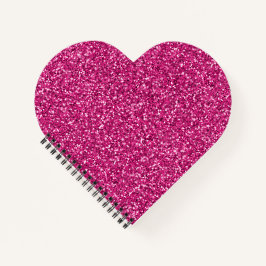 Smitten Pink Glitzer Notizbuch