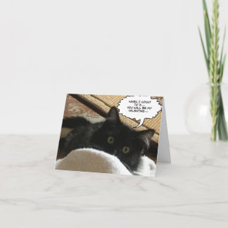 Smittens sagt, 3!!! Glücklicher Valentinstag Feiertagskarte