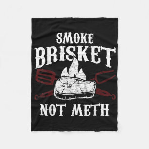 Smoke Brisket Nicht - Lustiges Bbq Grillen Fleisch Fleecedecke