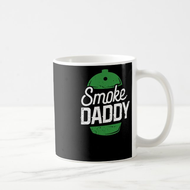 Smoke Daddy Green Egg Pitmaster Vater Grillen Gril Kaffeetasse (Rechts)