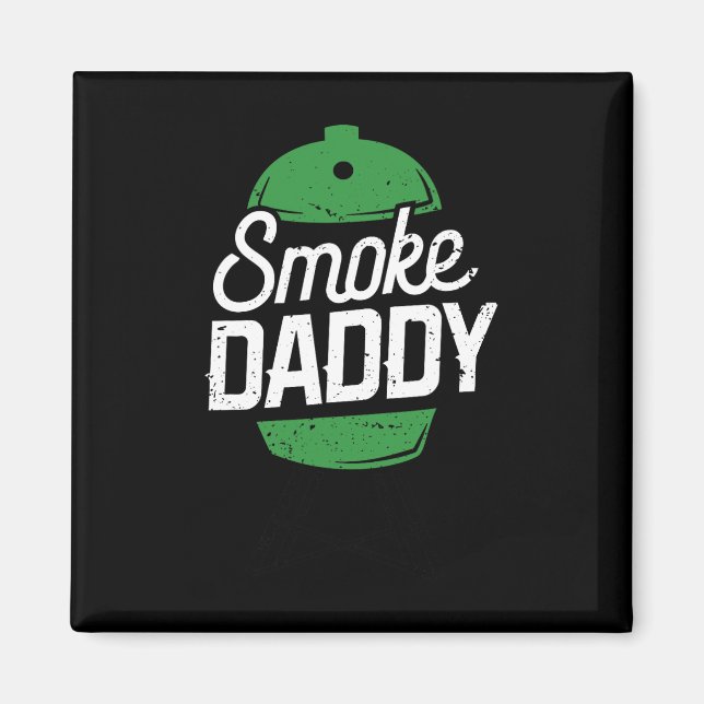 Smoke Daddy Green Egg Pitmaster Vater Grillen Gril Magnet (Vorne)