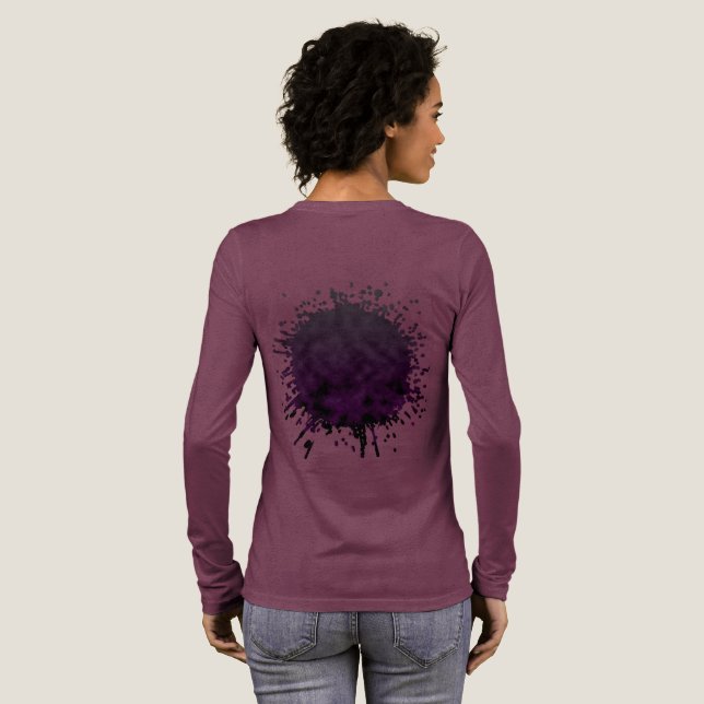 Smoke Orchid Tri-Blend Shirt (Voller Rückseite)