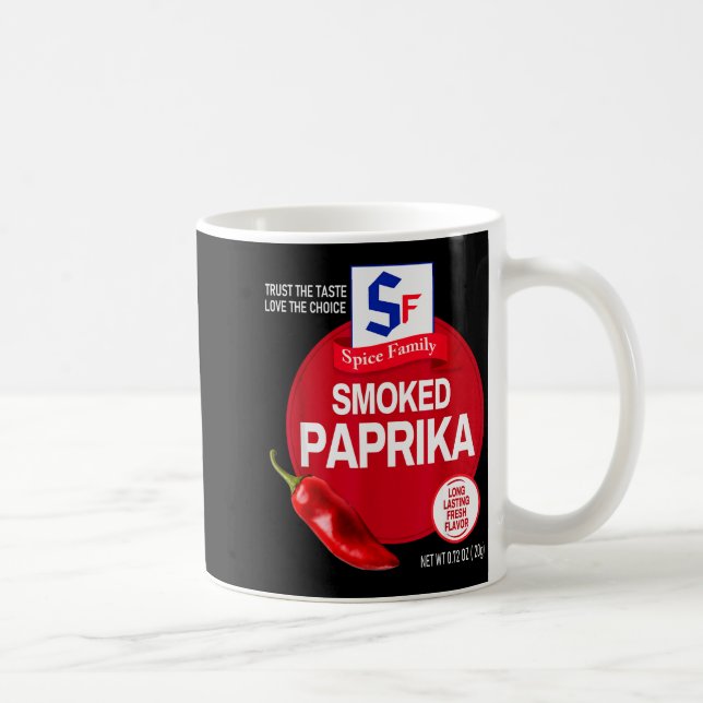 Smoked Paprika Halloween Sce Costume Group Matchin Kaffeetasse (Rechts)