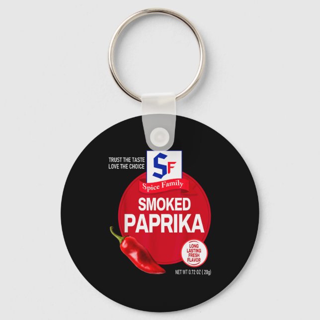 Smoked Paprika Halloween Sce Costume Group Matchin Schlüsselanhänger (Vorderseite)