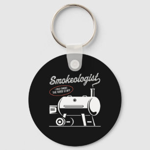 Smokeologin Grillen Vater Funny Smoking Meat Smoke Schlüsselanhänger