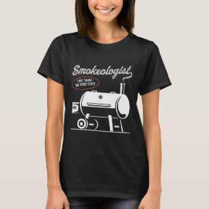 Smokeologin Grillen Vater Funny Smoking Meat Smoke T-Shirt
