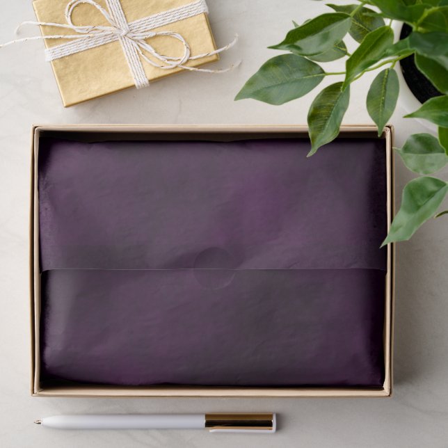 * Smokey Eggpflanze Lila Seidenpapier (Geschenk)