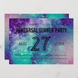 Smokey Galaxy Probe Dinner Cards Einladung
