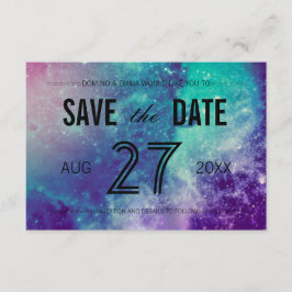 Smokey Galaxy speichert die Datumskarten Save The Date