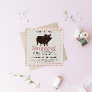 Smokey Gartengrill Schweinebraten Einladung