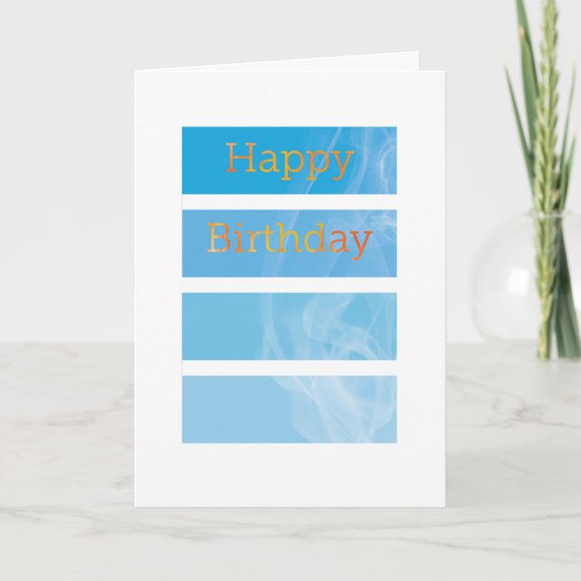 Smokey Geburtstag - Feuerwehr genannt Karte (Vorderseite)