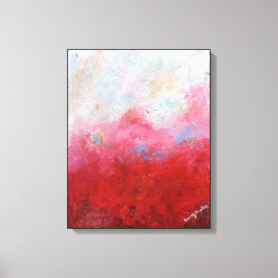 Smokey Hochrot Leinwanddruck