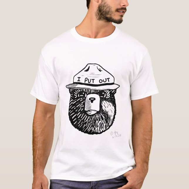 Smokey the Bear Puts Out T-Shirt (Vorderseite)