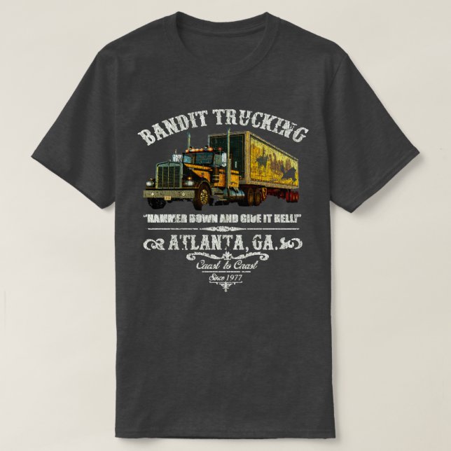 Smokey und das Bandit Bandit Trucking TShirt (Design vorne)