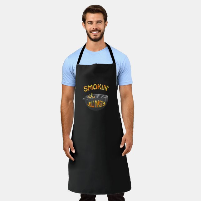 Smokin Grill Master Black Schürze (Getragen)