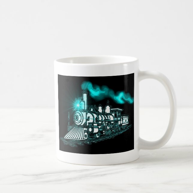 Smokin Grün-Zug Kaffeetasse (Rechts)