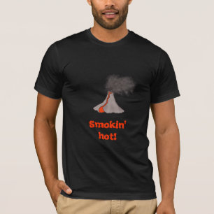 Smokin' heißer Vulkanentwurf — Dunkel T-Shirt