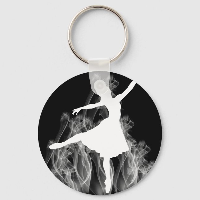 Smokin' Hot Ballerina Dancer Schlüsselanhänger (Vorderseite)