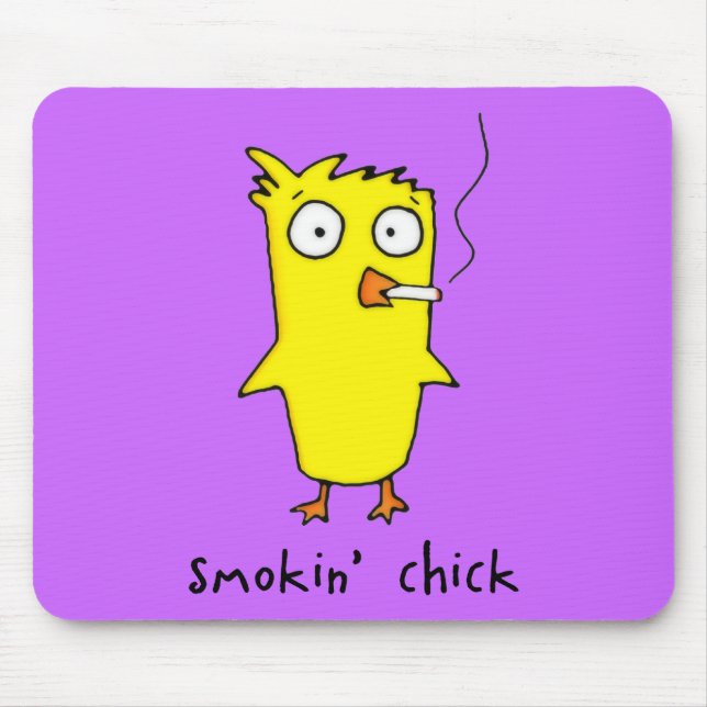 Smokin' Küken Mousepad (Vorne)