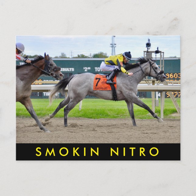 Smokin Nitro Postkarte (Vorderseite)