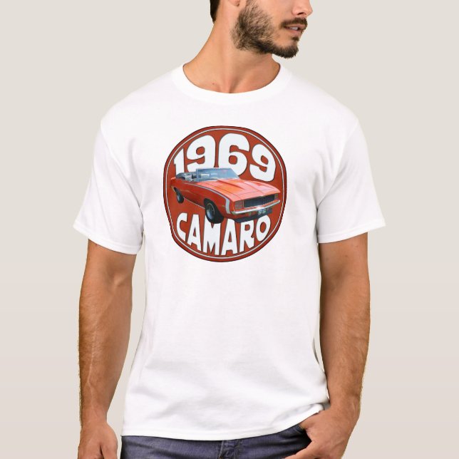 Smokin Orange Camaro SS Lappen-Spitze 1969 T-Shirt (Vorderseite)