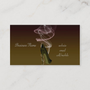 Smokin Stilett-Absatz-Schuh-Kunst-Visitenkarte Visitenkarte