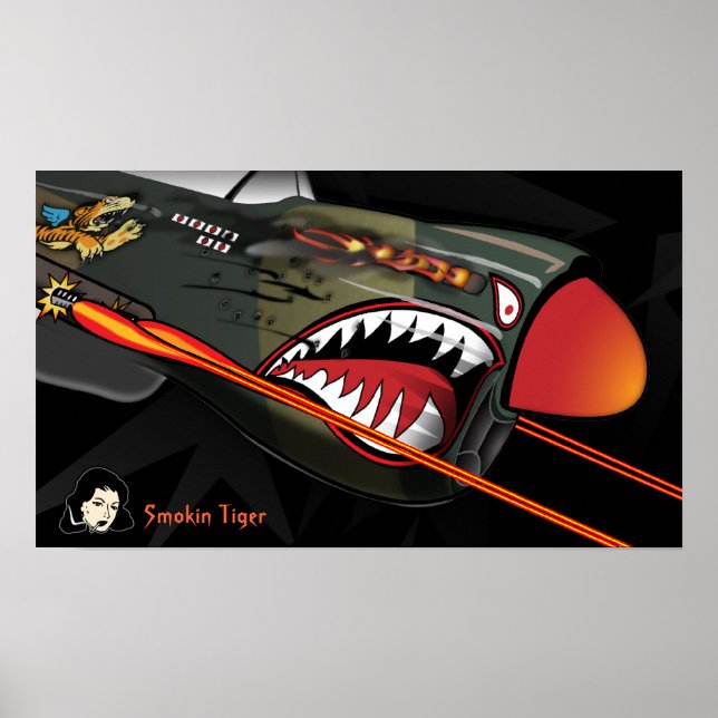 Smokin Tiger Poster (Vorne)