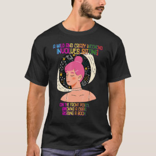 Smoking A Cigar Reading A Book Humor Quotes T-Shirt