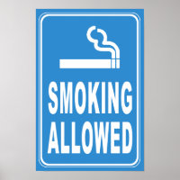 Smoking Allowed Print