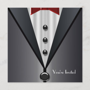 Smoking Black Tie Formaler Anlass Black Tie Party Einladung