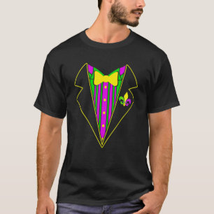 Smoking Mardi Gras Karneval Festparty Kostüm T-Shirt