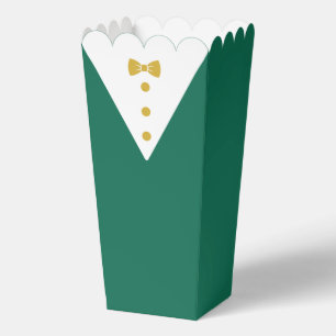Smoking-Popcorn-Boxen mit schwarzer Fliege Geschenkschachtel