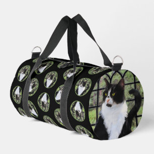 Smokinganzug-Katze im Fenster - Malerei - Süß - Or Duffle Bag