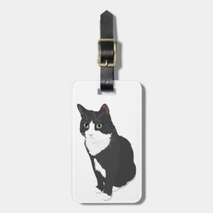 Smokings-Katze Gepäckanhänger