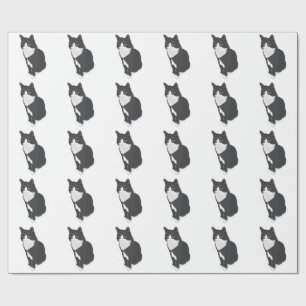 Smokings-Katze Geschenkpapier