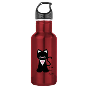 Smokings-Katze (kundengerecht) Edelstahlflasche
