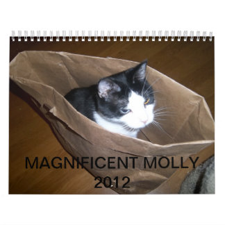 Smokings-Katze "Molly " Kalender