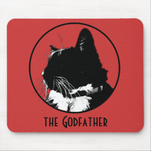 Smokings-Katzen-Mausunterlage Mousepad