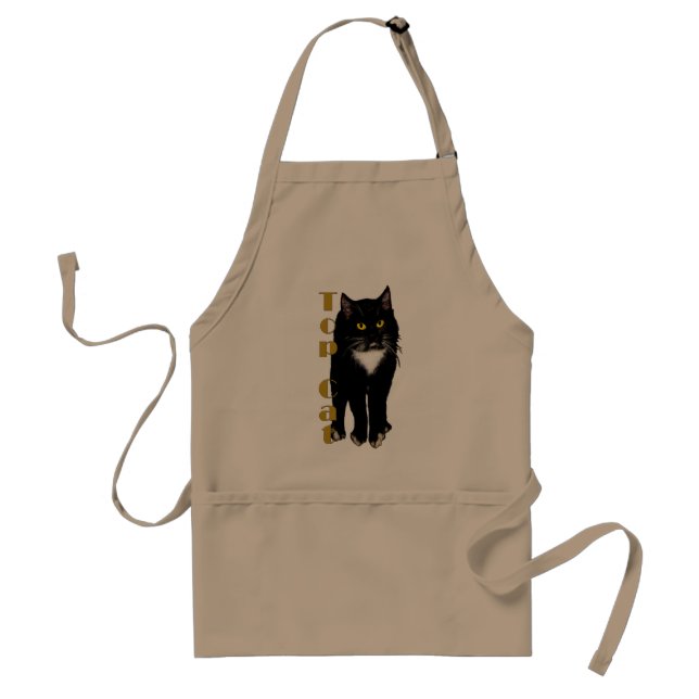 Smokings-Katzengeschenke u. -grüße Schürze (Vorne)