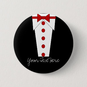 Smokings-Knopf (rot) Button